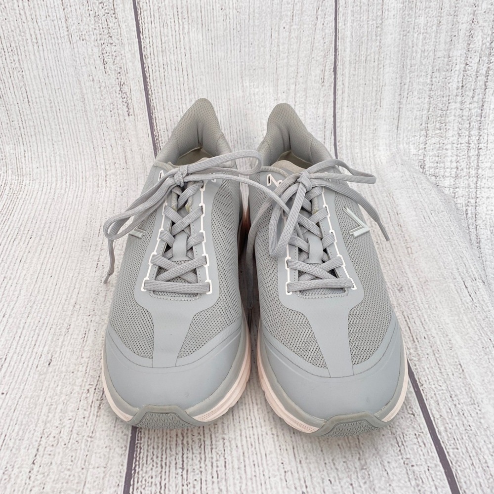 Vionic Walk Max Slip On Sneakers Womens 10 Grey Pink Orthotic Walking Shoes - Picture 2 of 8